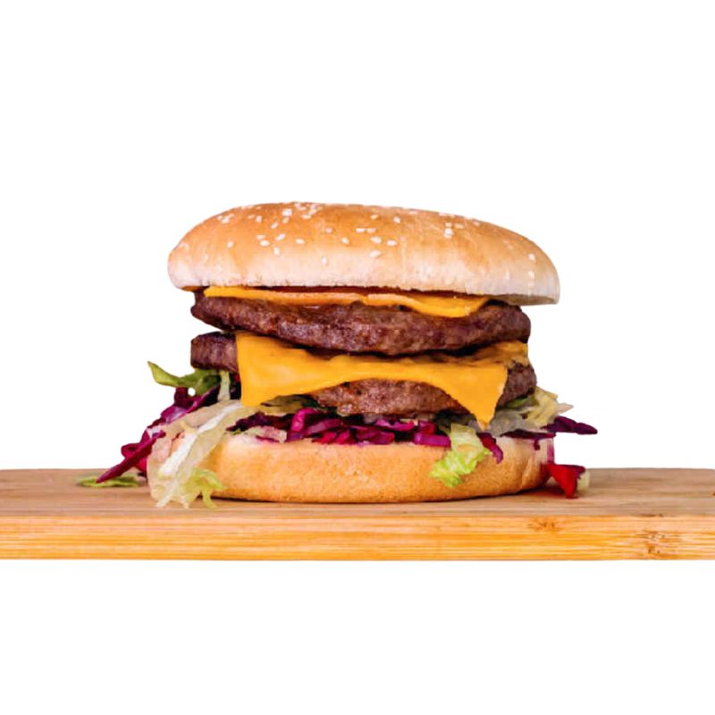 1 2lb Beef Burger white