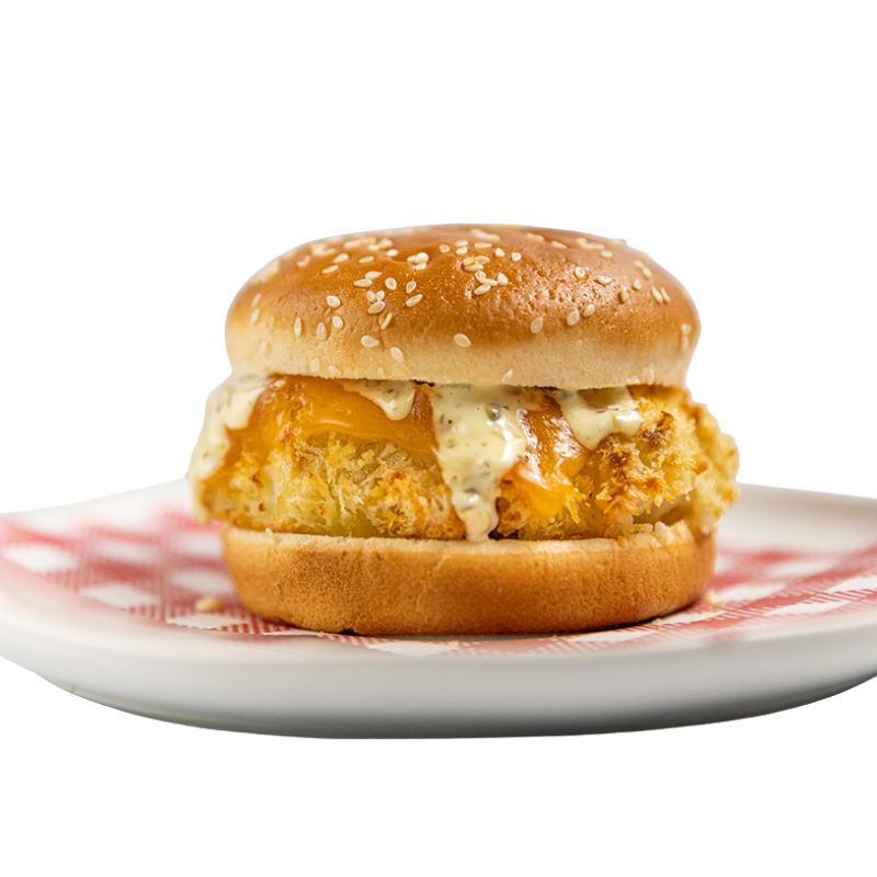 Burger in Batter