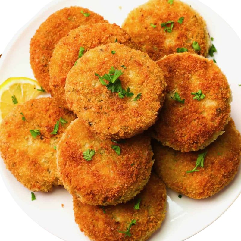 Fishcake in Breadcrumbs